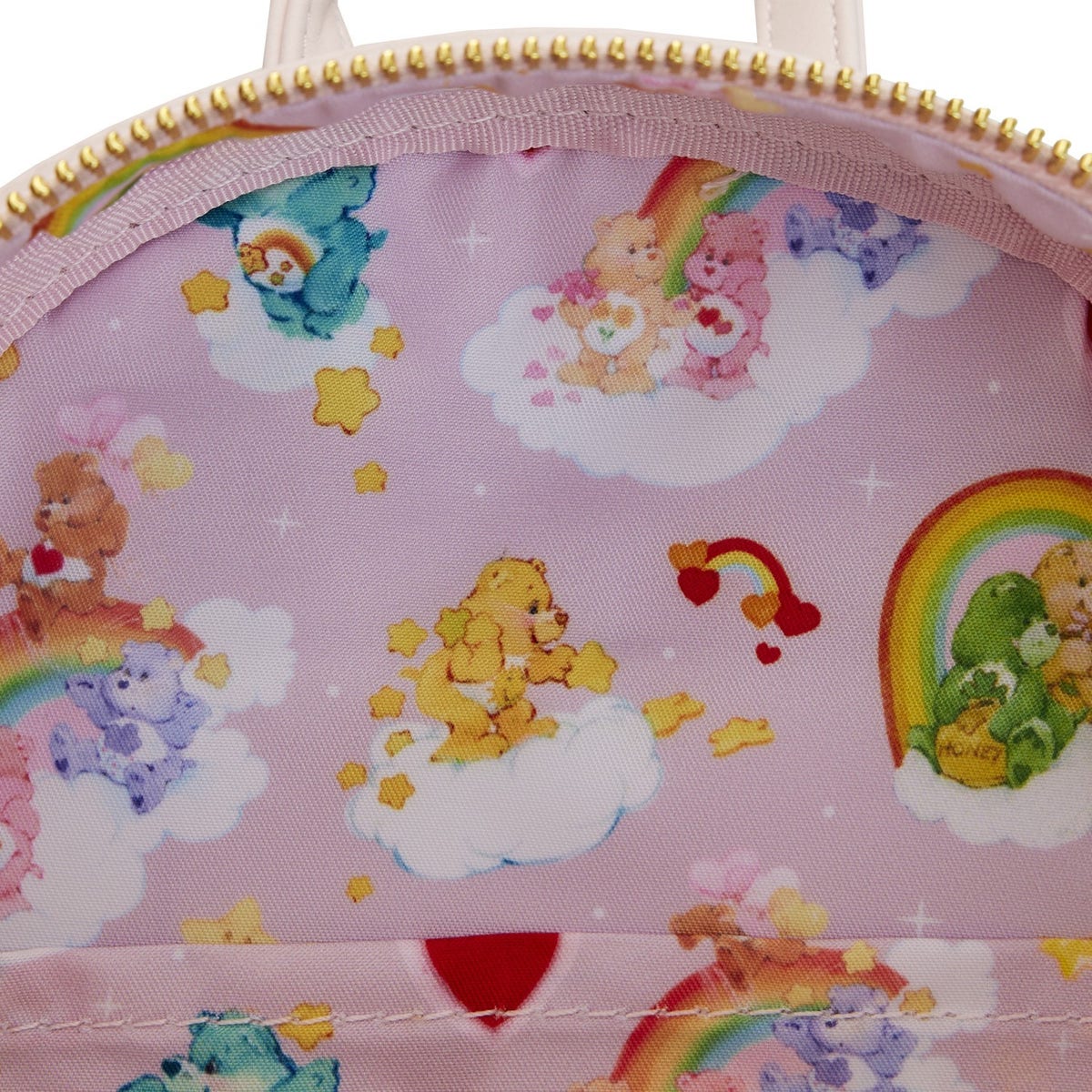 NWT Loungefly Carebears Tenderheart Glow Mini Backpack - NWT Loungefly Care Bears Cloud Party Glow in the Dark Mini  main image 2