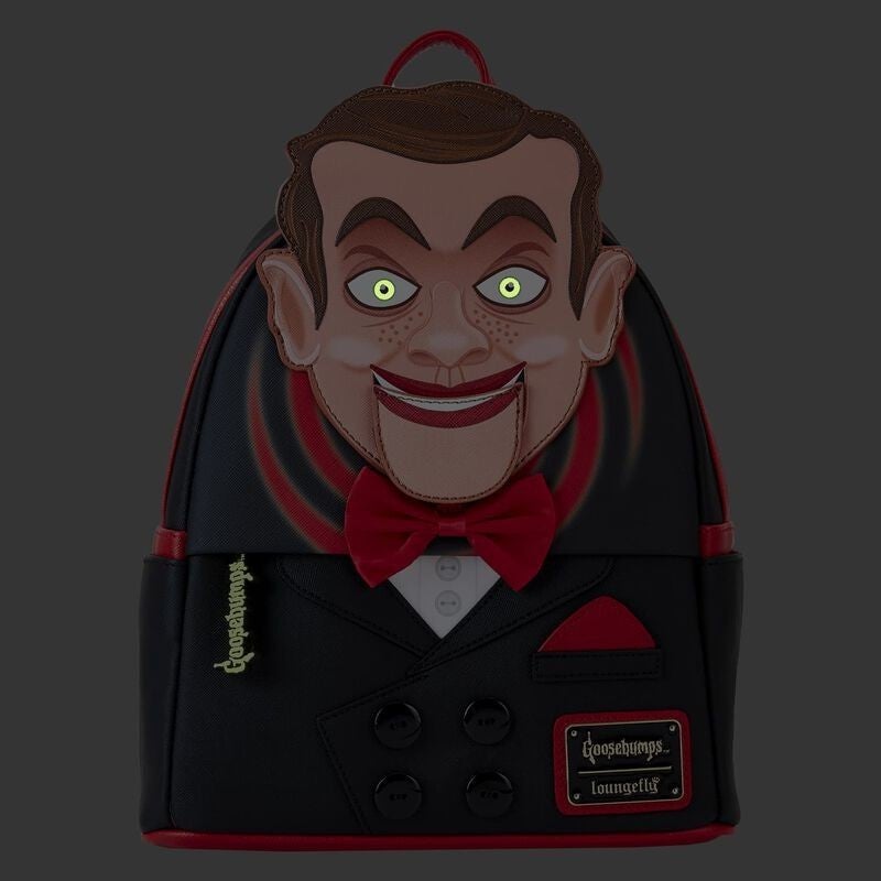LOUNGEFLY Goosebumps Slappy Cosplay Mini Backpack