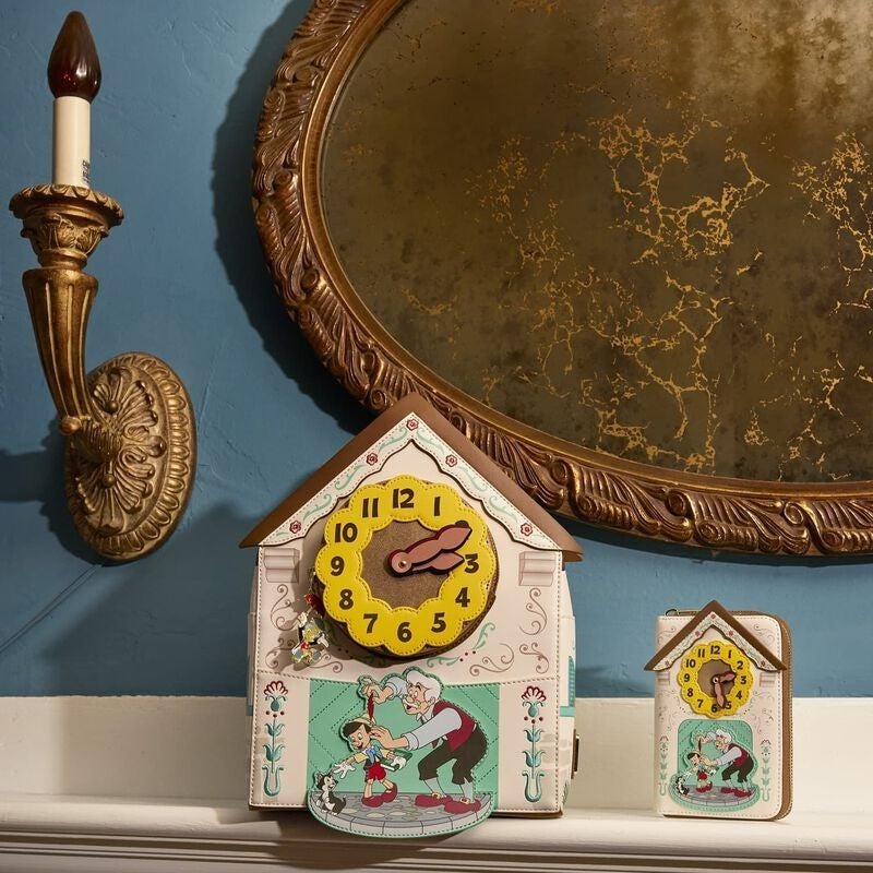 LOUNGEFLY Pinocchio Cuckoo Clock Mini Backpack | MadBagger