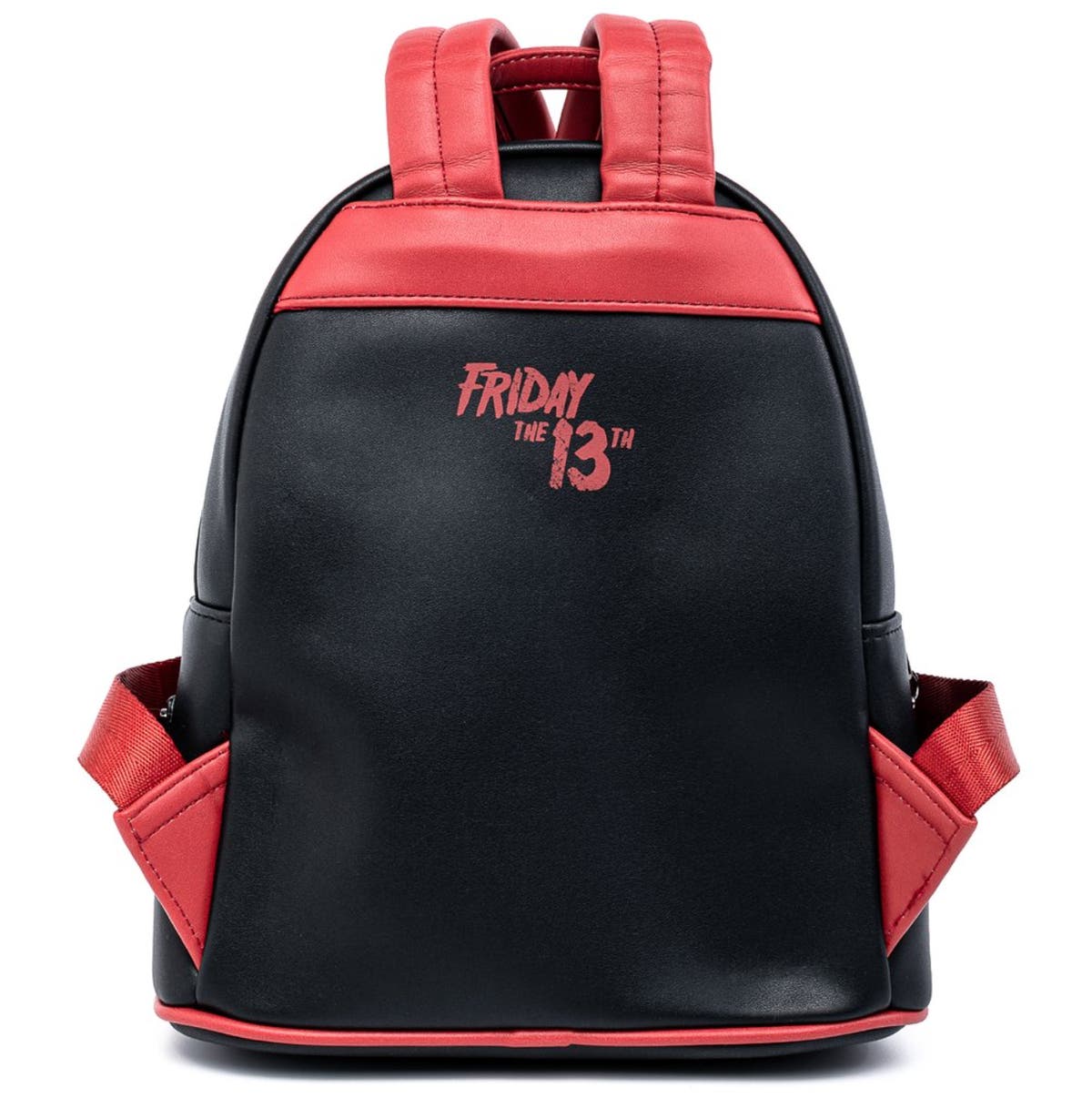 Loungefly Jason Backpack with Red Accents - Camp Crystal Lake Friday the 13th Camp Crystal Lake Canvas Full-Size Backpack  main image 3