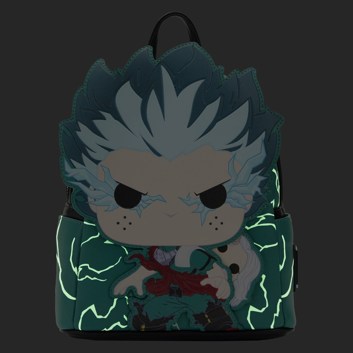Loungefly My Hero Academia Deku Infinity Cosplay Glow in the Dark Mini Backpack My Hero Academia “Deku” Glow Cosplay 18 main image 3