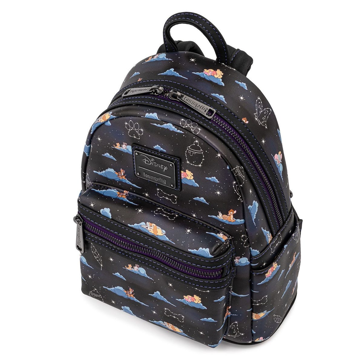 LOUNGEFLY Disney Classic Clouds AOP Mini Backpack  display picture 3