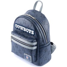 dallas cowboys mini me backpack Loungefly NFL: with Patches, Dallas Cowboys Gifts for Women and matching themed lining Loungefly NFL Dallas Cowboys Logo
