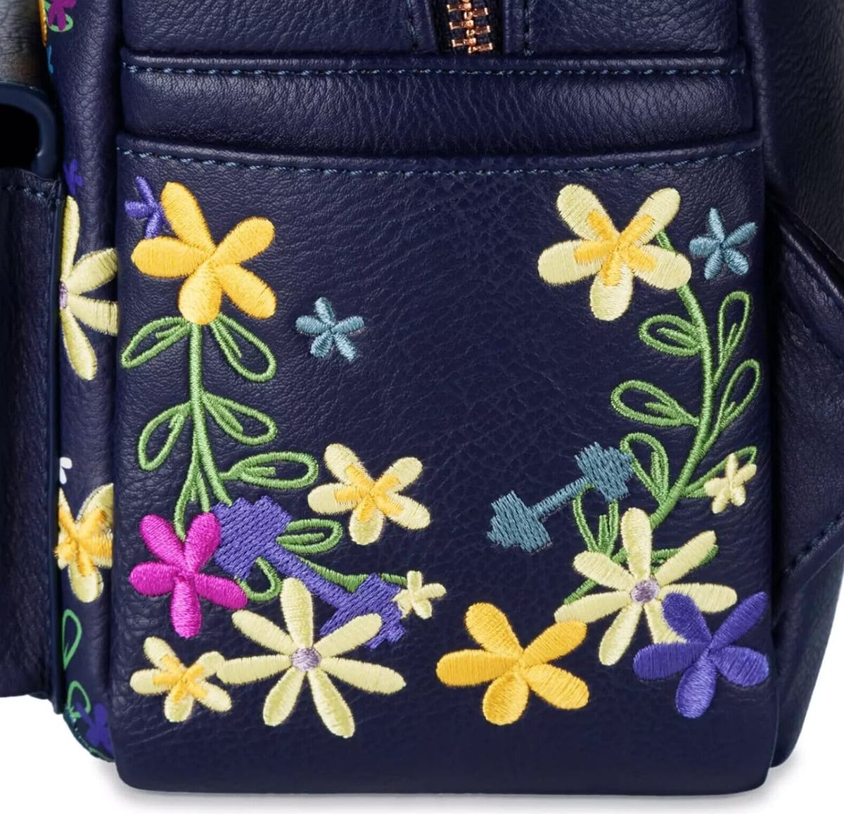 Disney Parks Encanto Loungefly Backpack Louisa Being Strong is Fabulous Floral Luisa Encanto Disney Loungefly Mini Backpack | Get Ready Comics main image 2
