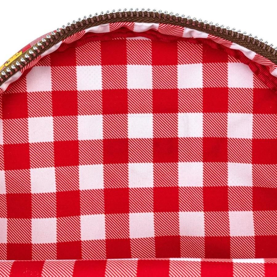 Loungefly Pokemon Pikachu Picnic Gingham Mini Backpack Basket Apple Watermelon Loungefly Pokemon Pikachu Picnic Basket Mini Backpack  main image 4