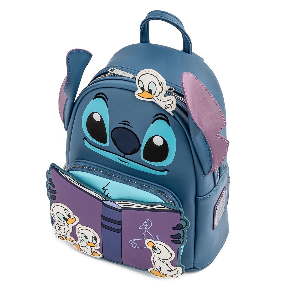 NWT Loungefly Stitch & Ducklings Storytime mini backpack LOUNGEFLY Disney Lilo & Stitch Story Time Ducklings Mini  main image 4
