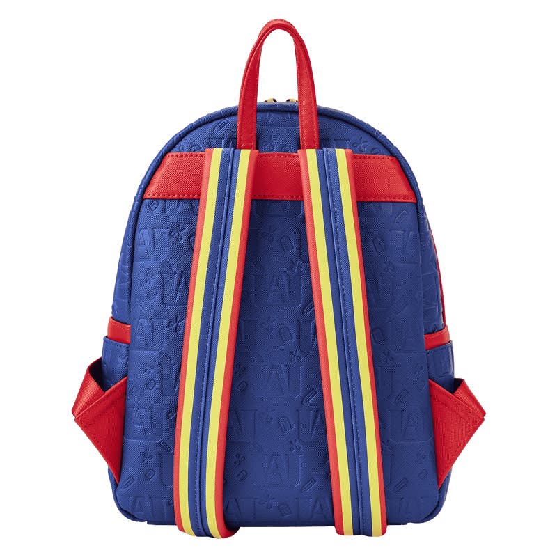 【Lounge Fly】My Hero Academia Group Debossed Mini Backpack LOUNGEFLY My Hero Academia Group Debossed Logo Mini Backpack