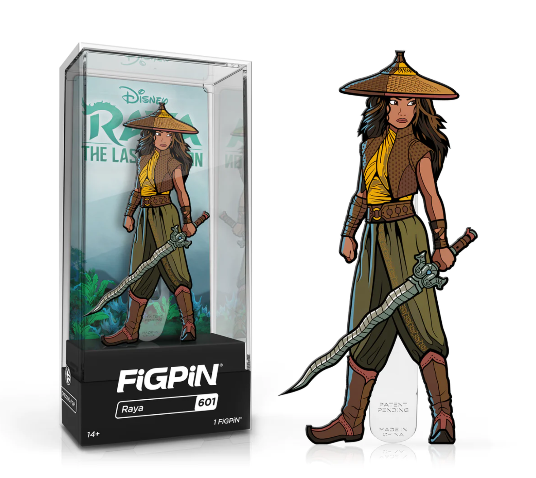 Raya and the Last Dragon 限定ピンバッジ FiGPiN Disney Raya and the Last Dragon #601 | MadBagger.com