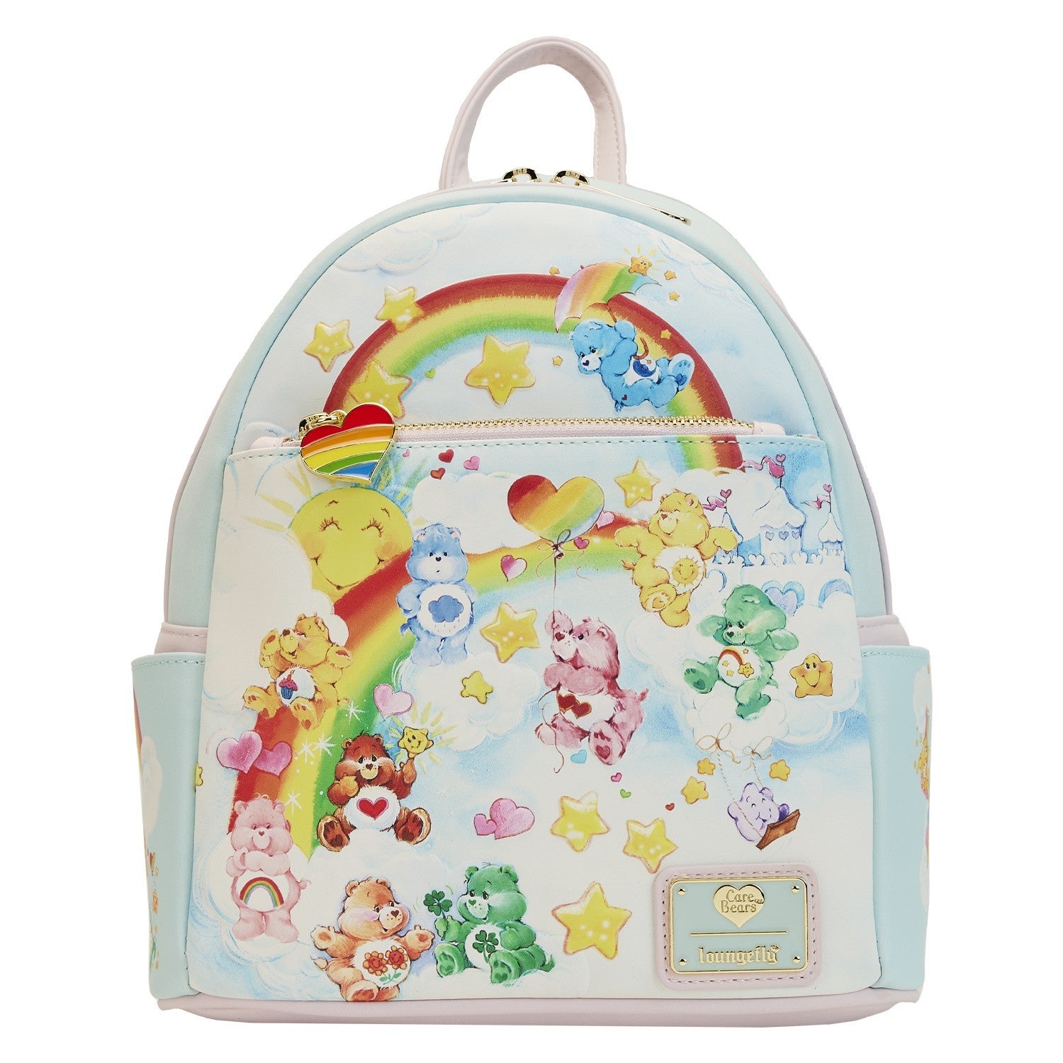 NWT Loungefly Carebears Tenderheart Glow Mini Backpack - NWT CBBK0030-  main image 2
