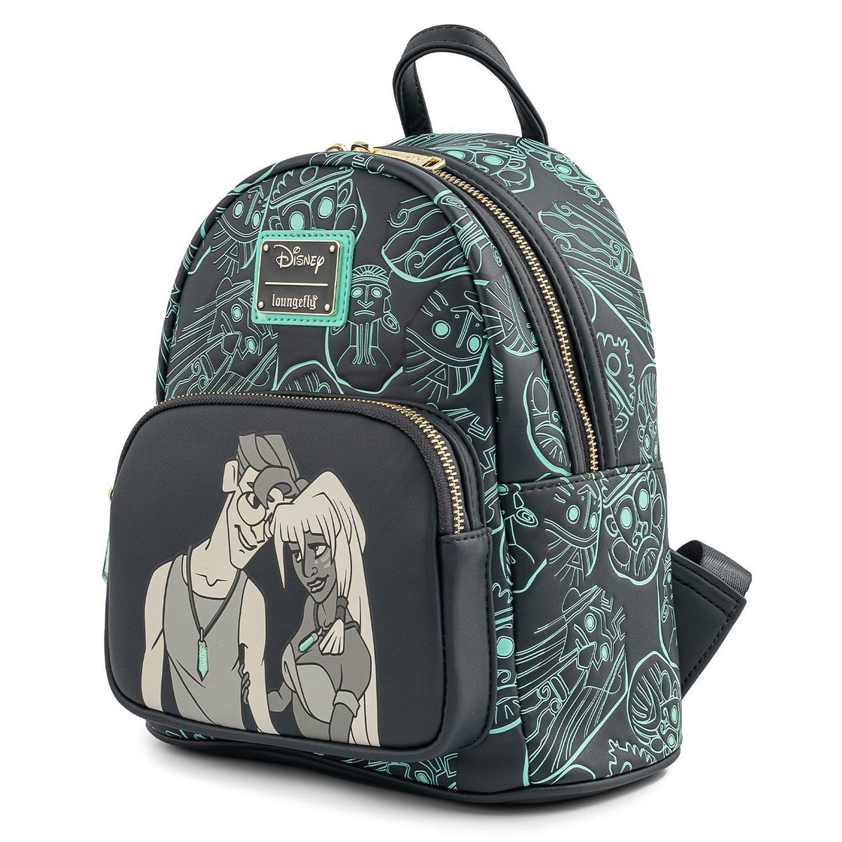 Loungefly Disney Atlantis: The Lost Empire Kida Glow Mini Backpack Uncover the Magic of Atlantis With This Atlantis The Lost  main image 2