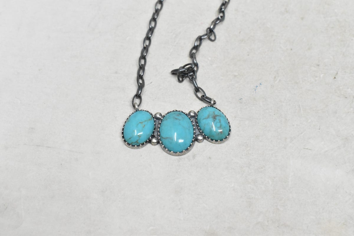 Turquoise Bar Necklace Turquoise Bar Necklace Pura Vida Store