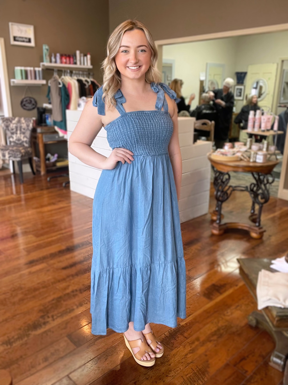 Denim Daze Midi Dress
