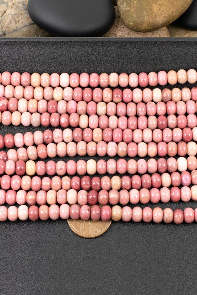 Cultured Freshwater Baroque Coin Pearl, Grade B, Pink/Orange Mix