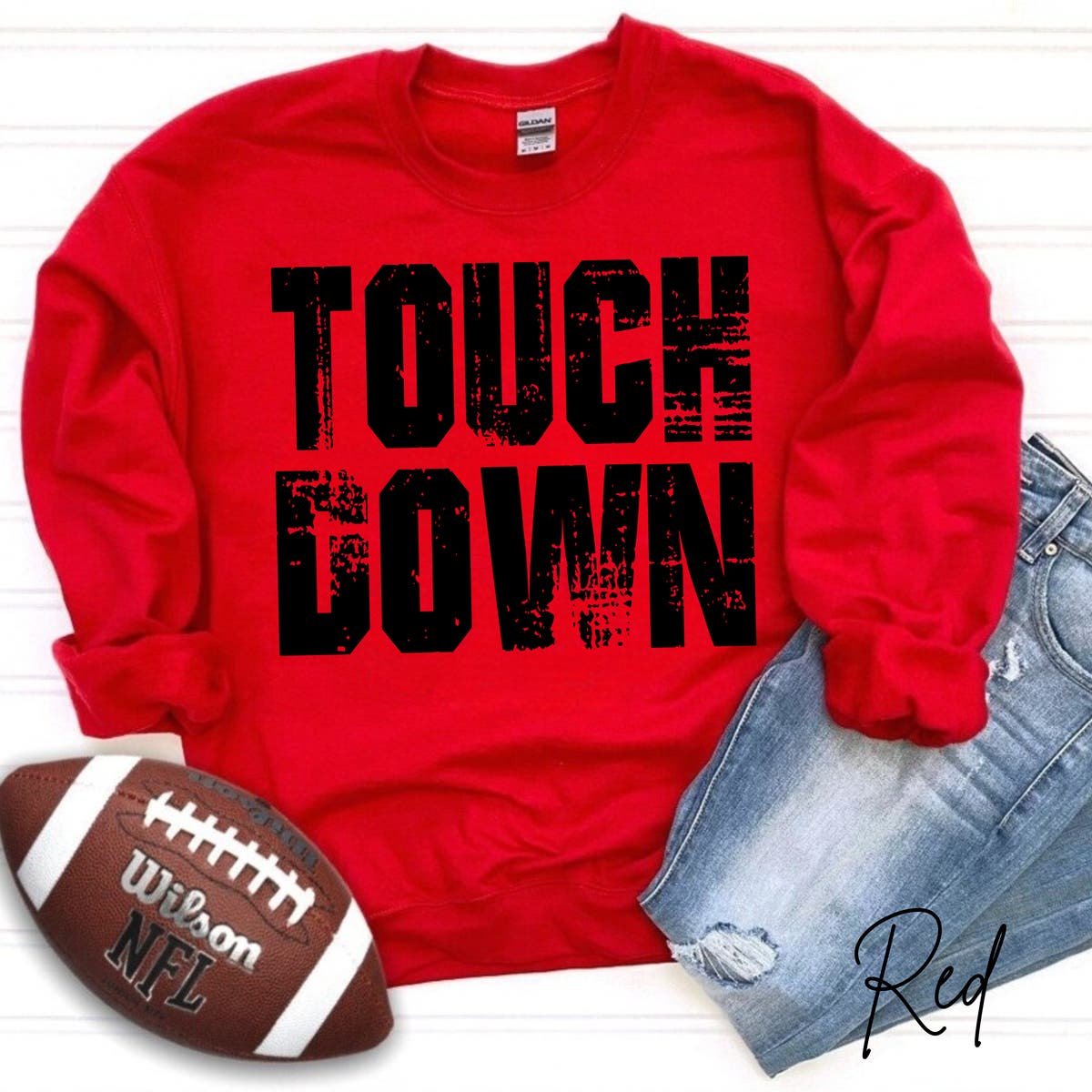 Distressed Touchdown Fan Favorite | Seven Feathers Boutique
