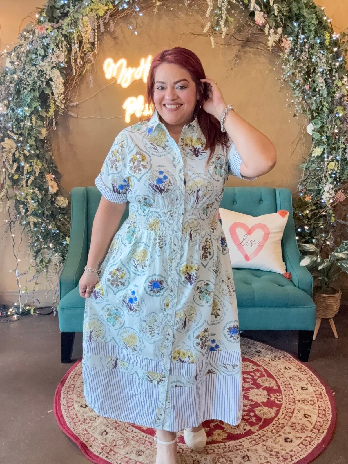 christmas brunch dress The Little Fifi Ruffle Dress