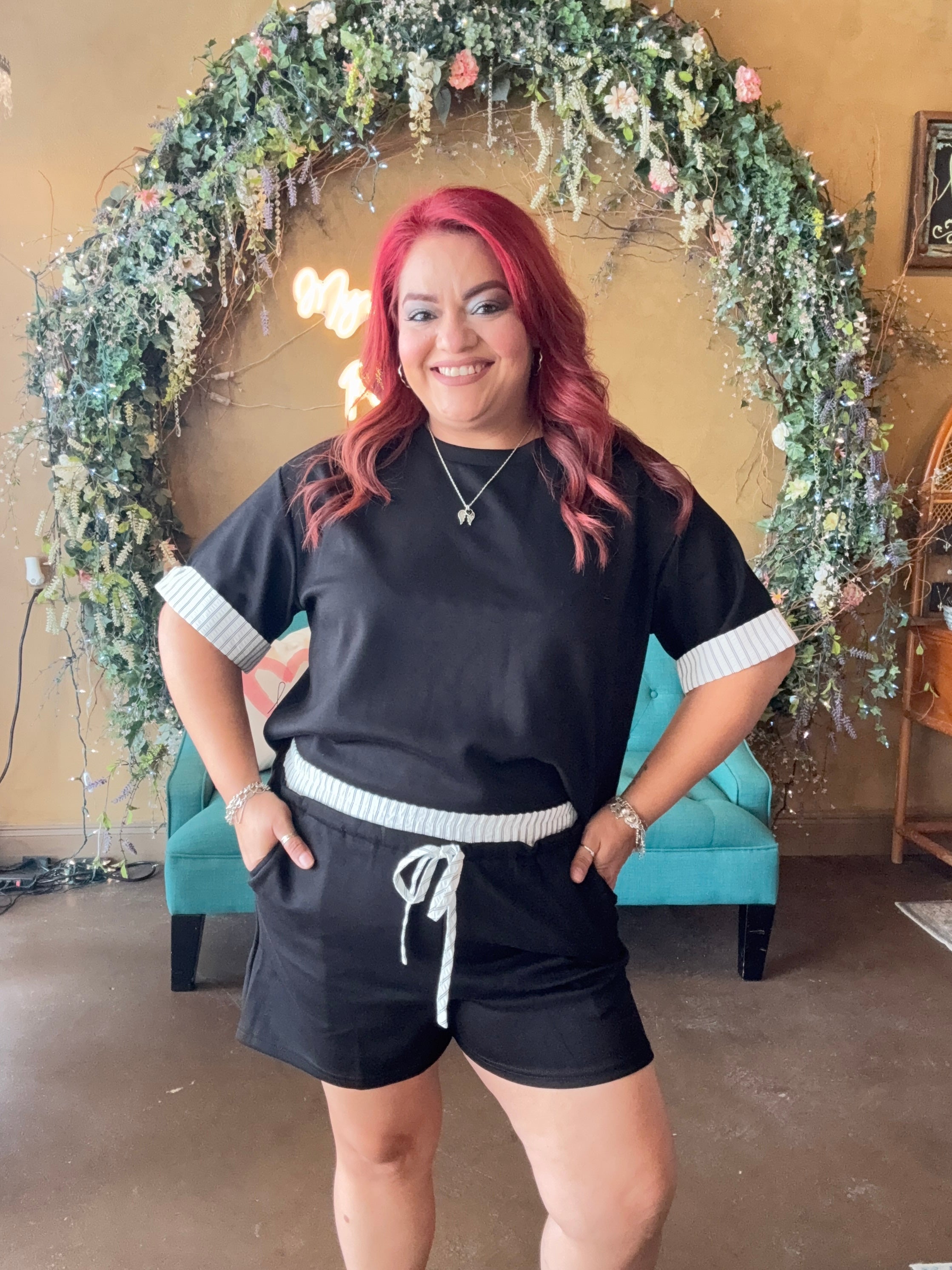 Sweet & Cozy Set - Black | Shop 112 Boutique