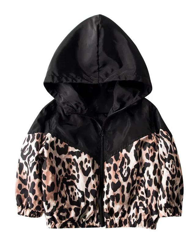 leopard print windbreaker