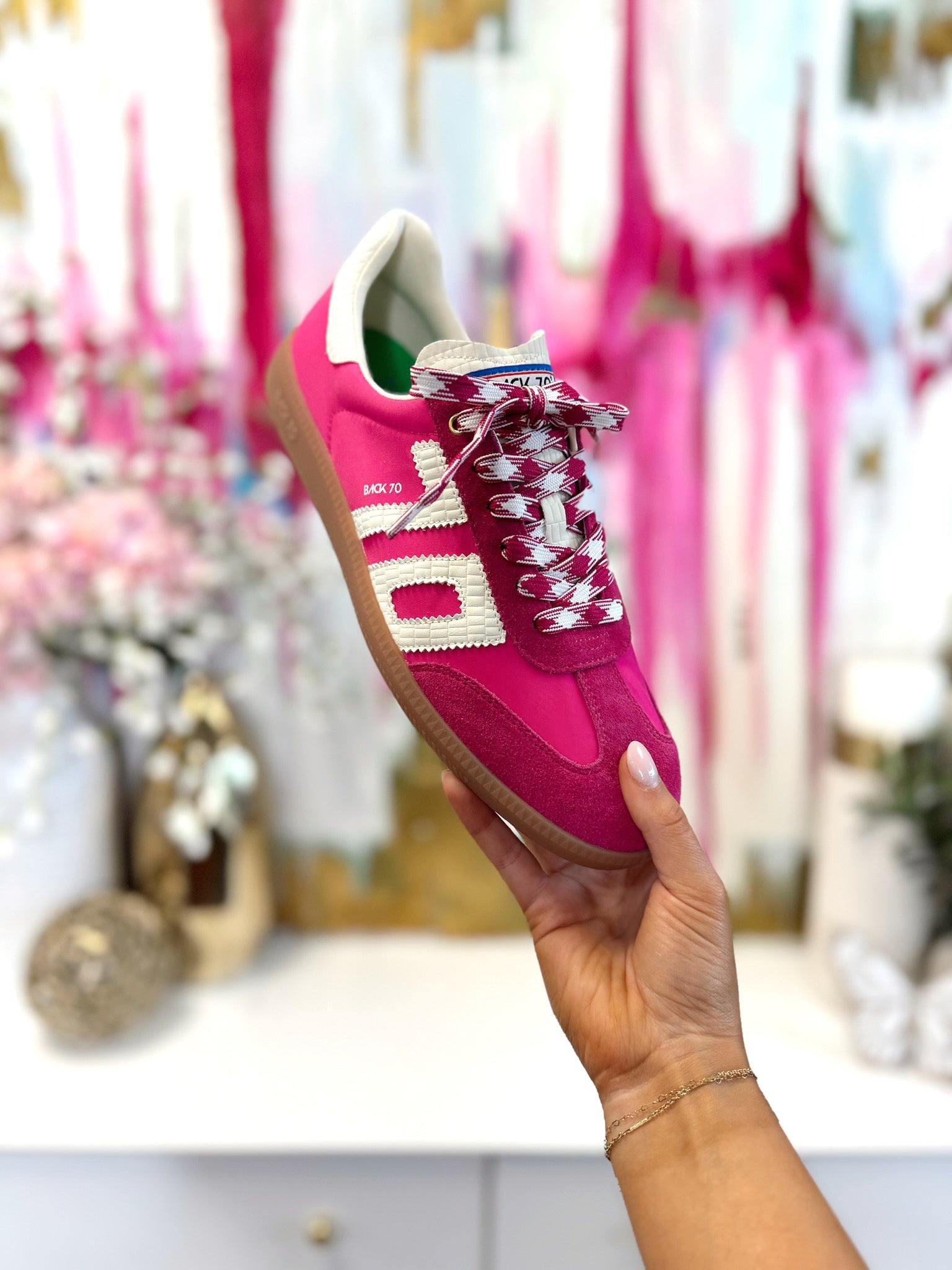 Back70 Streetwear Retro Ghost Sneaker in Cherry | Fly Boutique