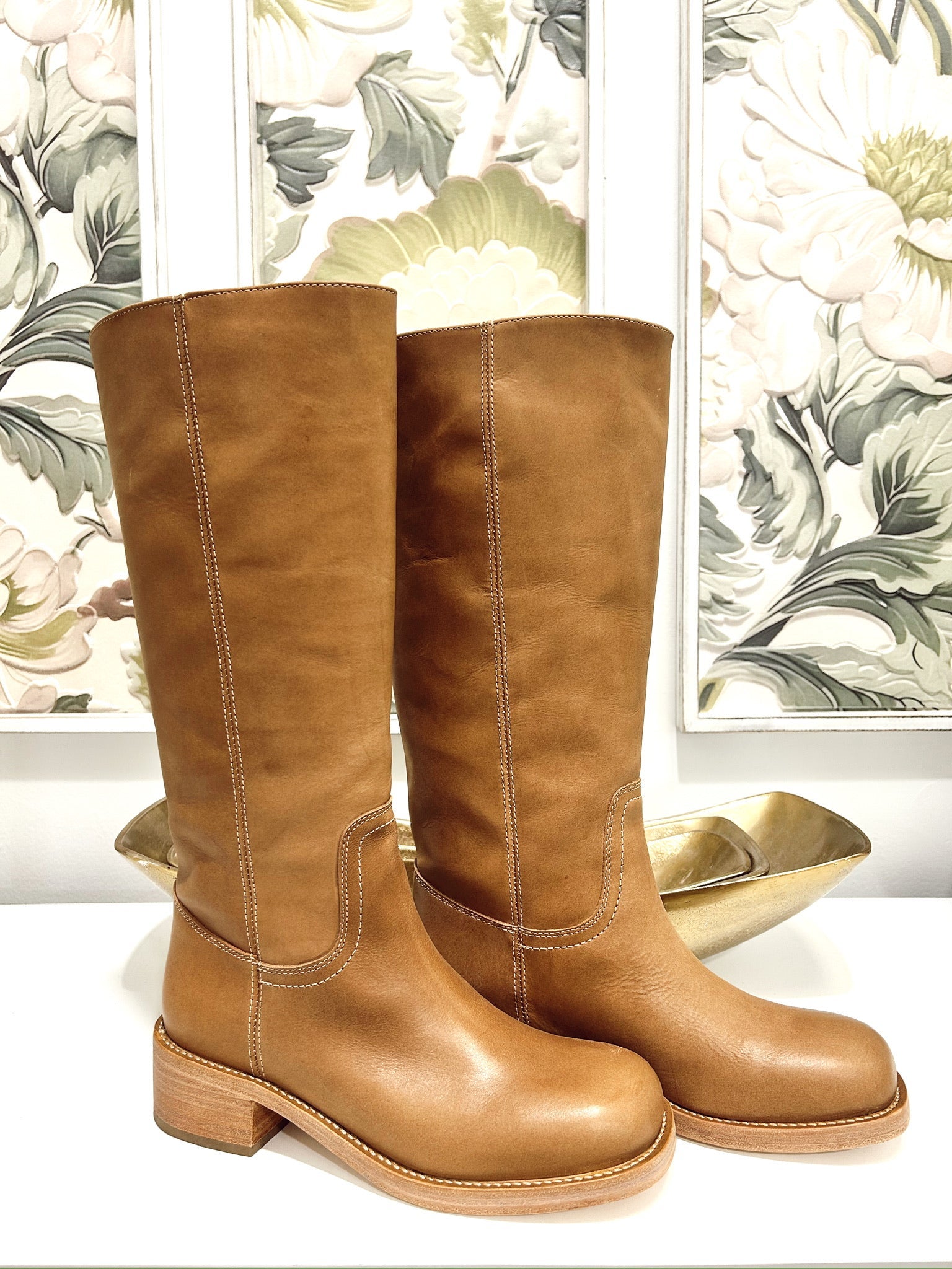Steve Madden Riggs Banana Leather Square Toe Boot | Fly Boutique