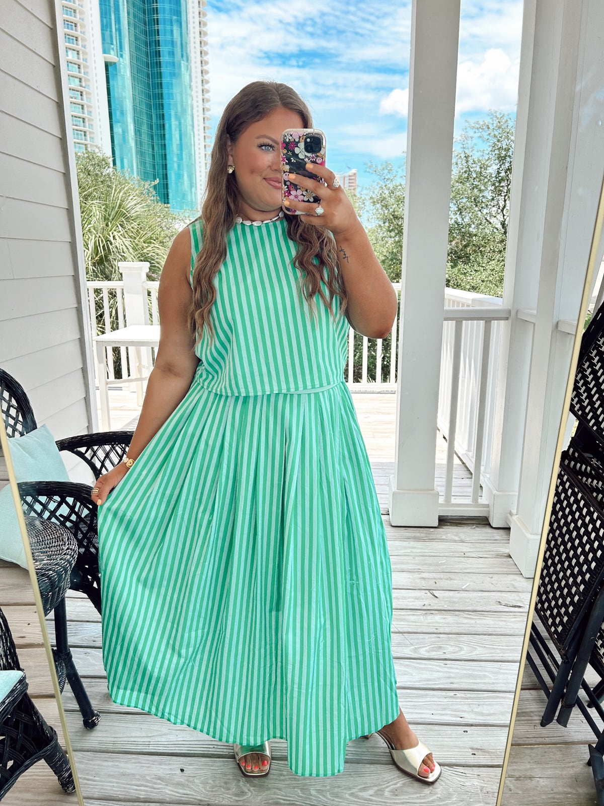 green emerald velvet dress Candy Cane Striped Seersucker Dress