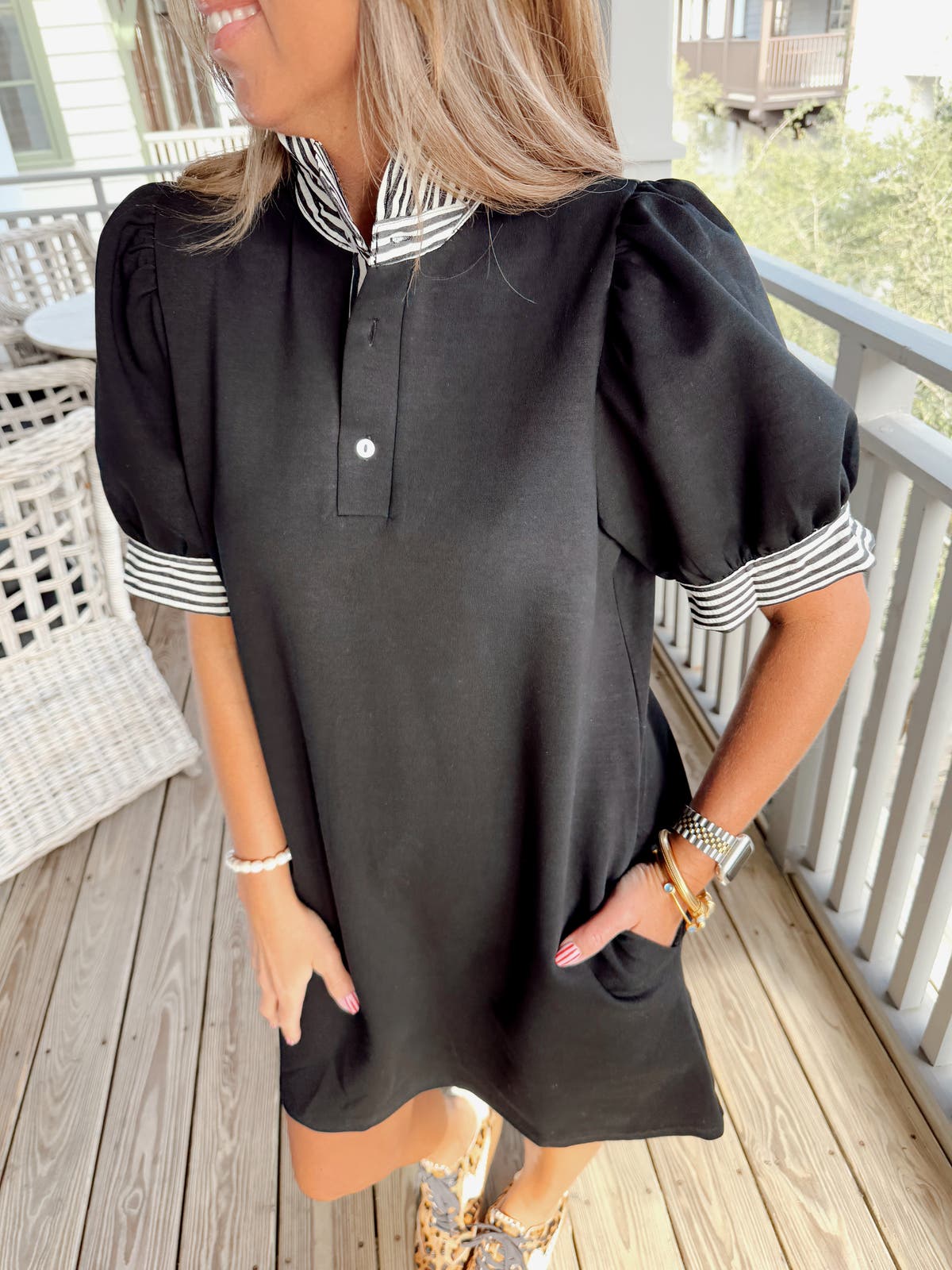 black dresser pulls The Debbie dress main image 1