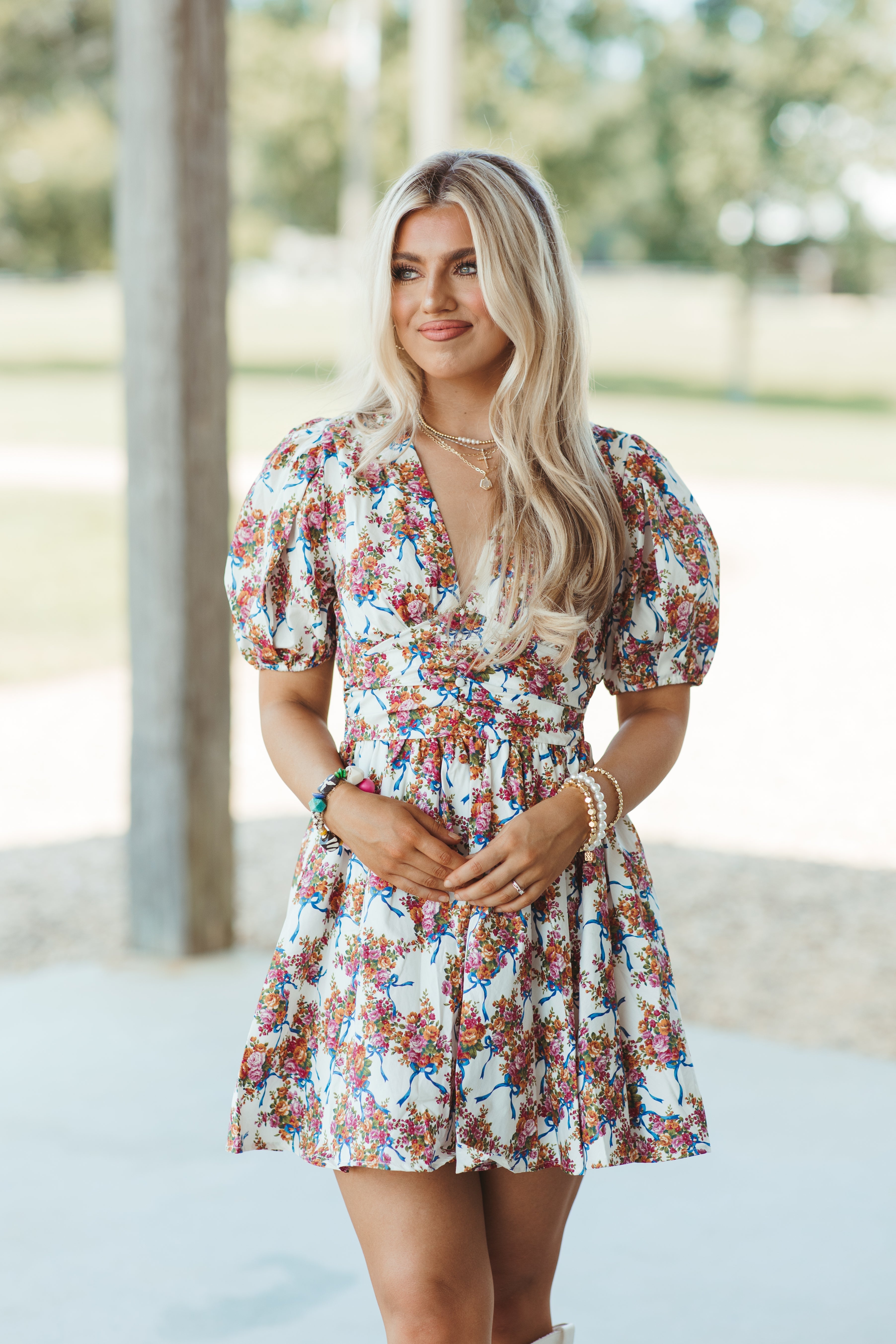 sismetry＊back ribbon puff dress ivory Selkie The Puff Dress in Ivory | REVOLVE