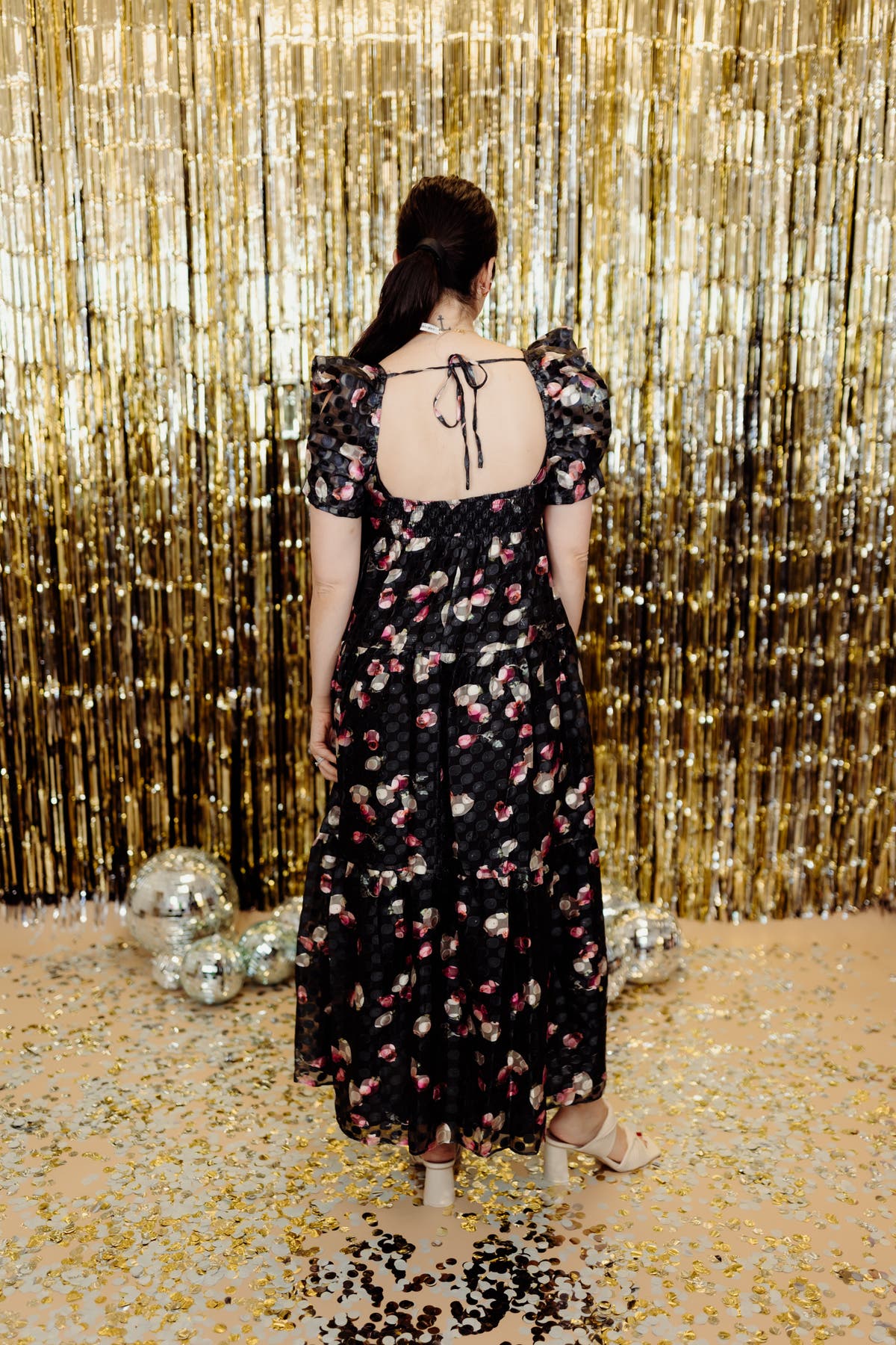 knee length dresses for ladies Buddylove Colette Long Sleeve Maxi Dress - Charmed main image 0