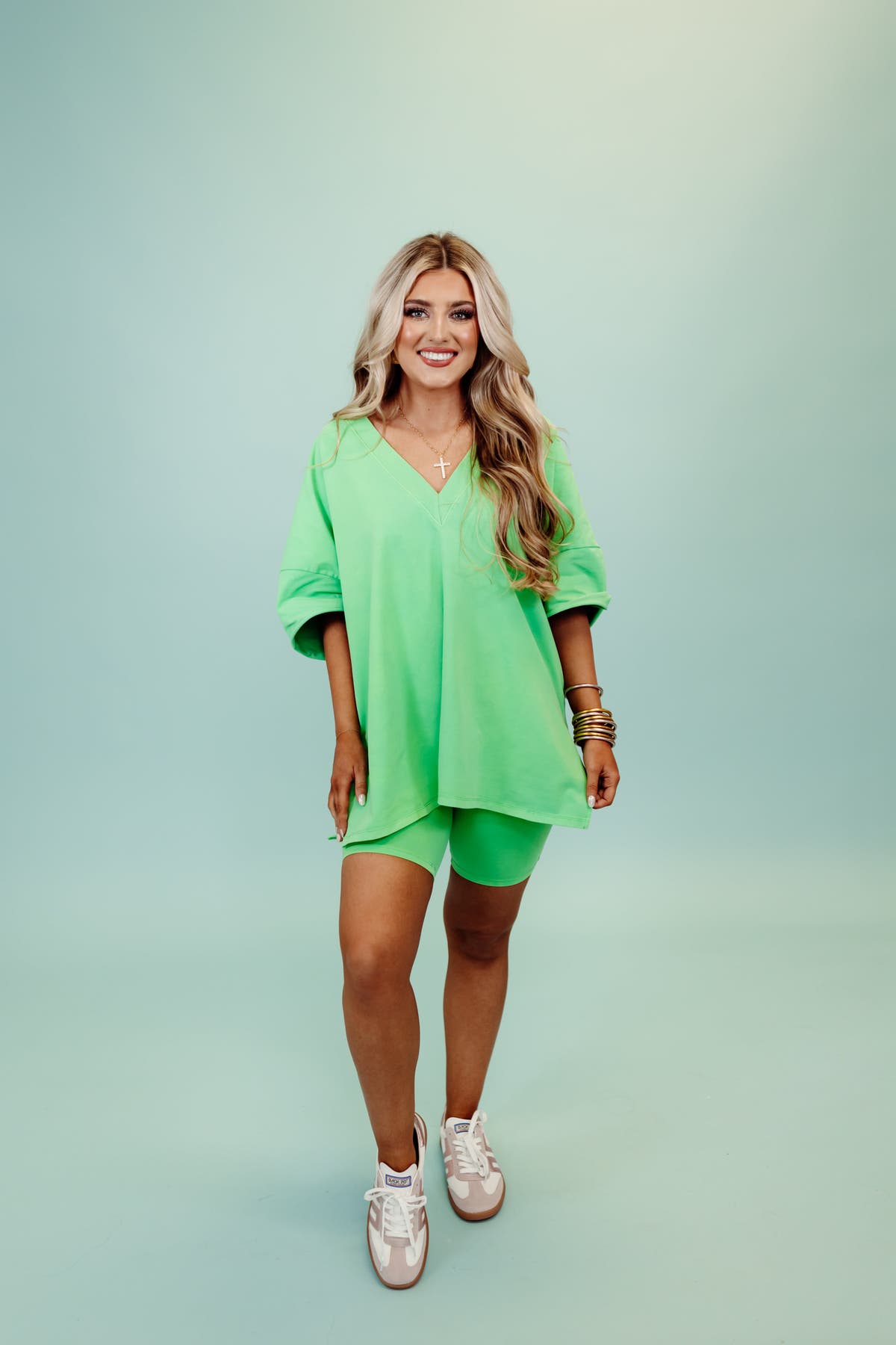 Plus Size Lime Green Biker Set Lime Green Biker Short Set Hot Sale