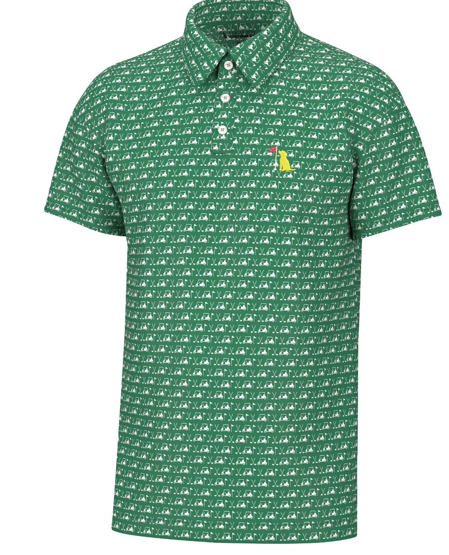Local Boy Green Golf Polo- Green | Fly Boutique