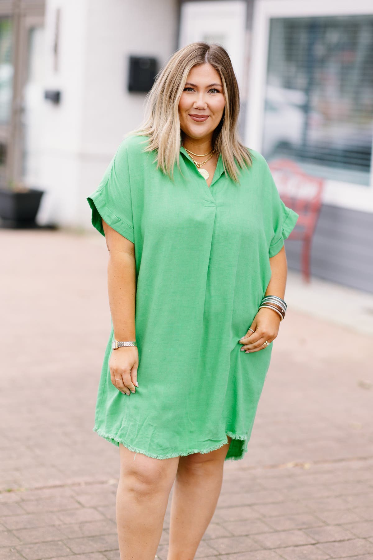 lime green high low dress Manami Asymmetric Cut-Out Halterneck Midaxi Dress in Lime Green