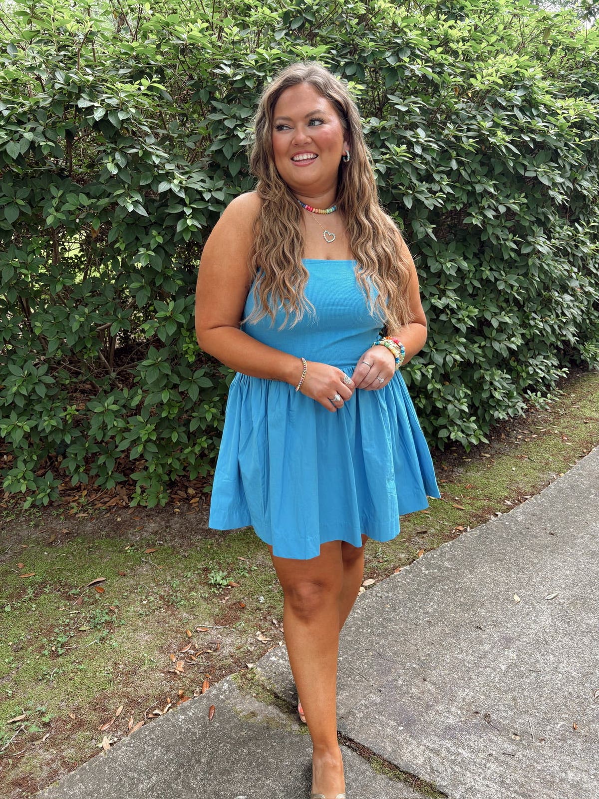 green emerald velvet dress Moonlit Desire Mini Dress Dusty Blue main image 1