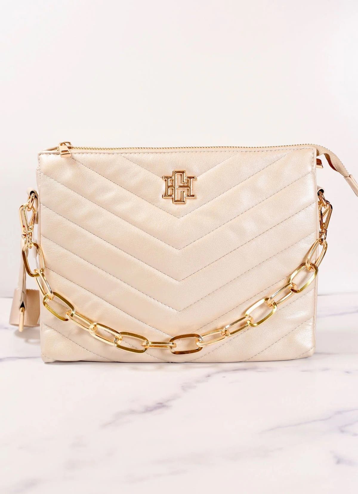 Ariana Crossbody Gold Shimmer