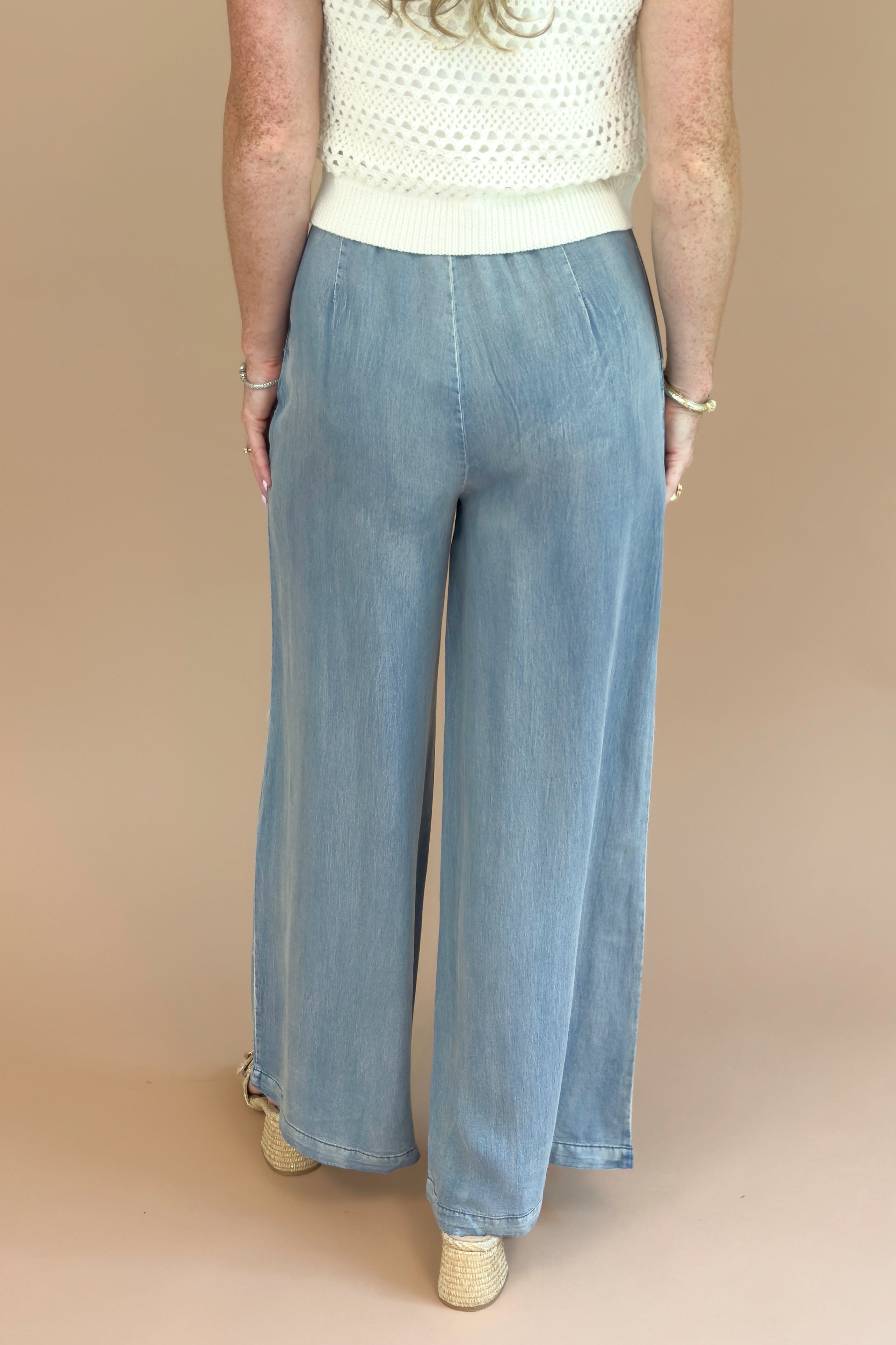 【 BOHEMSEO 】GRAY SKY WIDE LEG DENIM PANTS Sasha Wide Leg Jeans - Worn Wash – The Frankie Shop