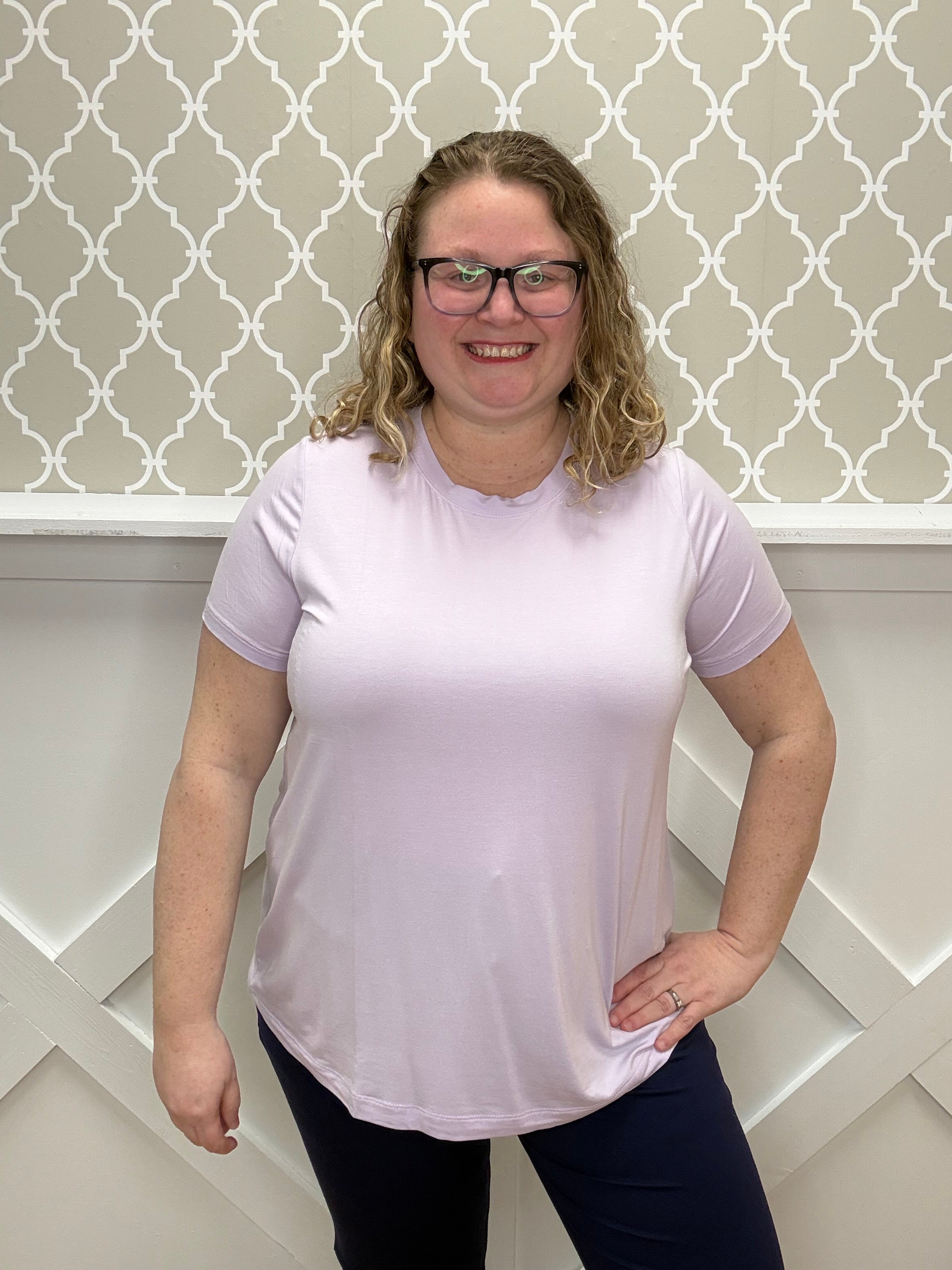 Mira Top In Petal Lilac | Sisters in Style Online - a Deaf Woman