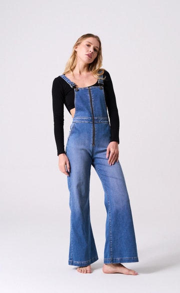 bluivy denim dress BLUIVY DENIM BUTTON DOWN SHIRT DRESS WITH POCKETS Hidden Harlo