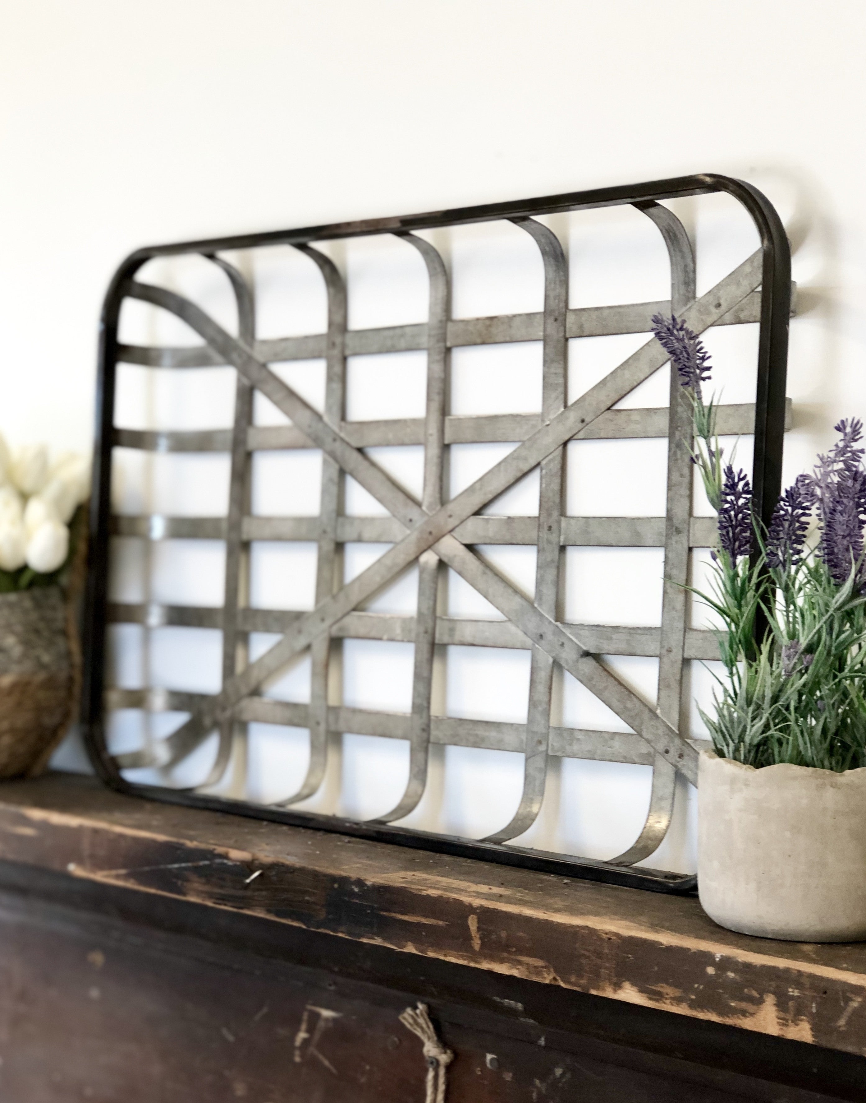large metal tobacco basket XL Metal Tobacco Basket