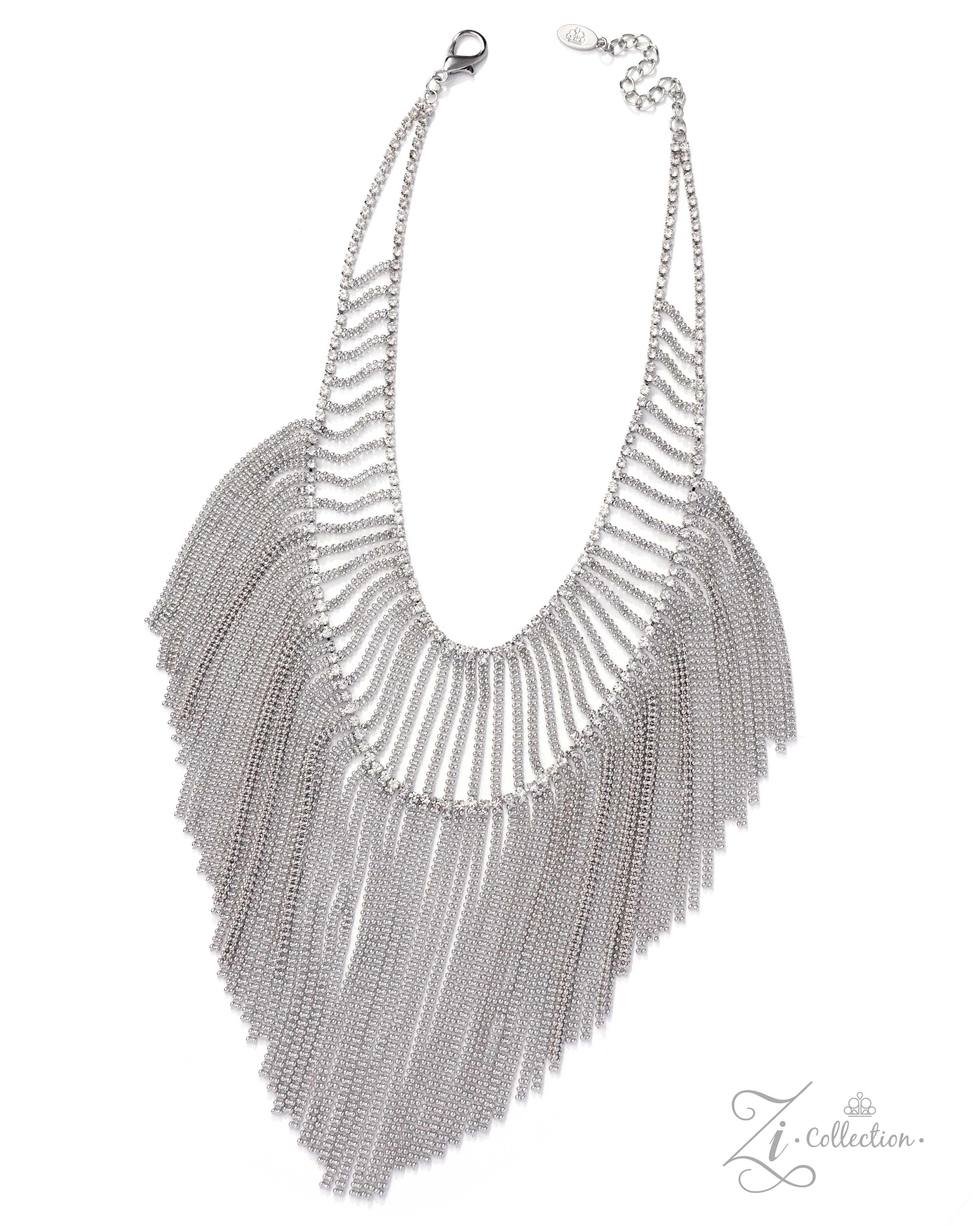 Intrepid - Silver Chain Fringe - 2025 Zi Collection Necklace