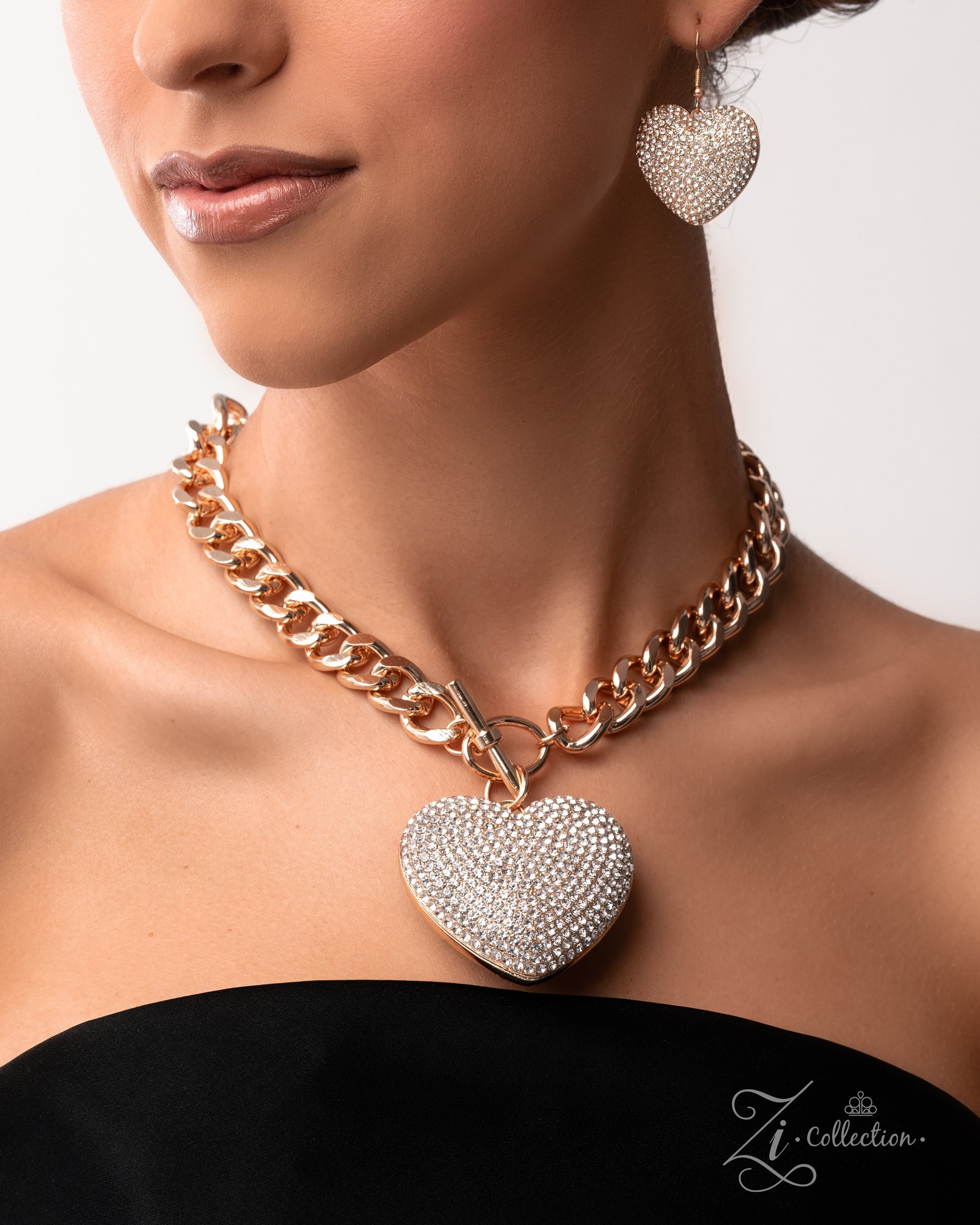 A♡ Swiss Blue Topaz Quinceañera Heart Necklace Sterling Silver