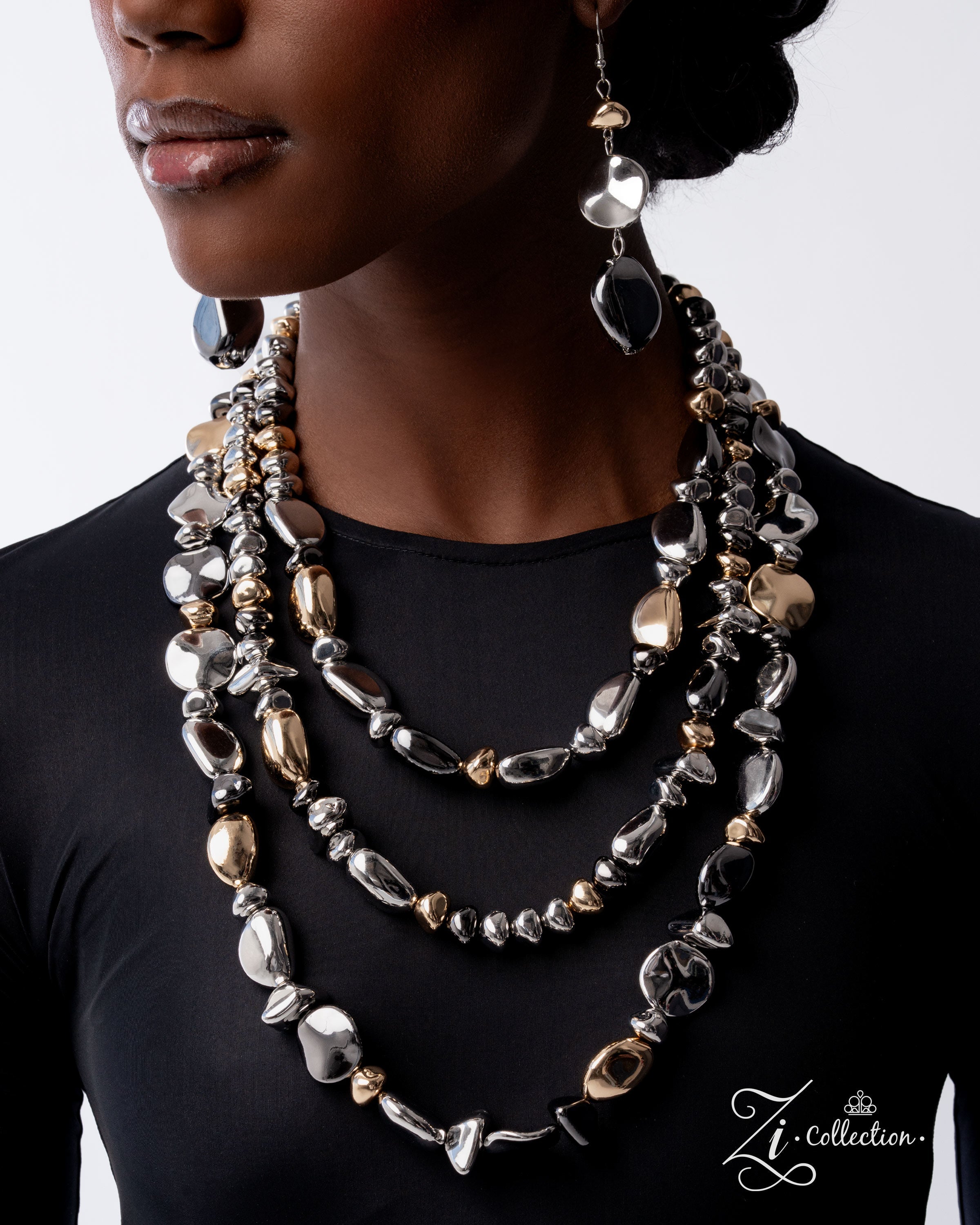 Open-Minded - Silver Gold Gunmetal Mixed Metal - 2025 Zi