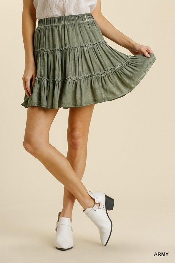 【rosymonster】ohana kurage organdie skirt rosymonster】ohana kurage organdie skirt