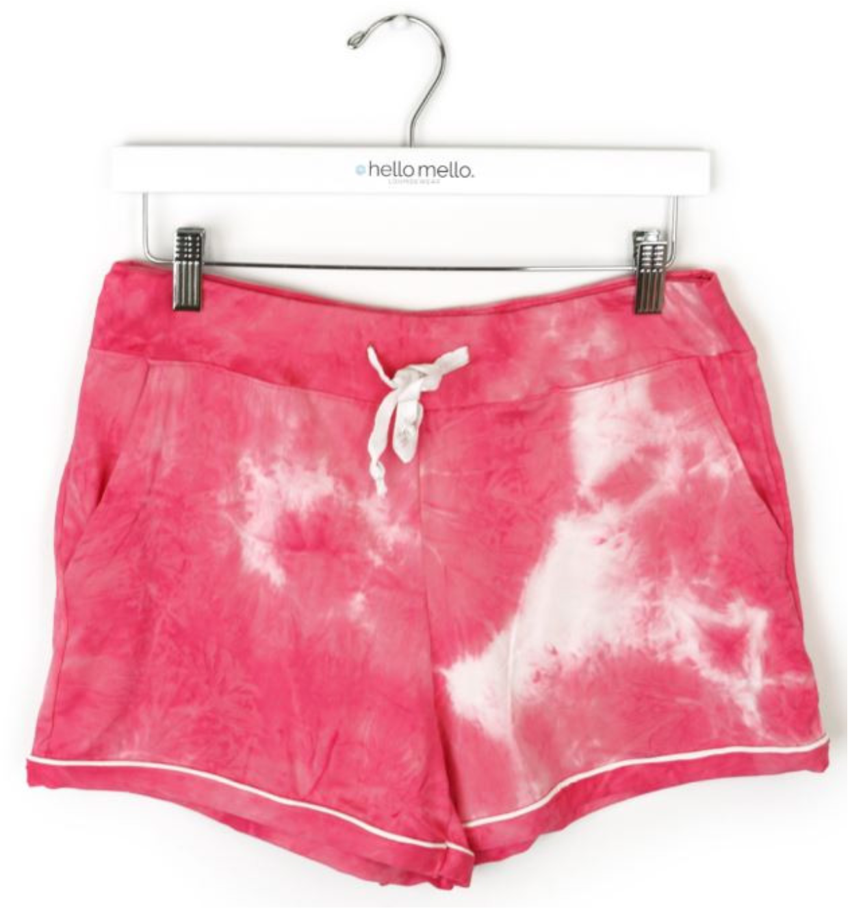 Hello Mello Pink Tie Dye Lounge Shorts 