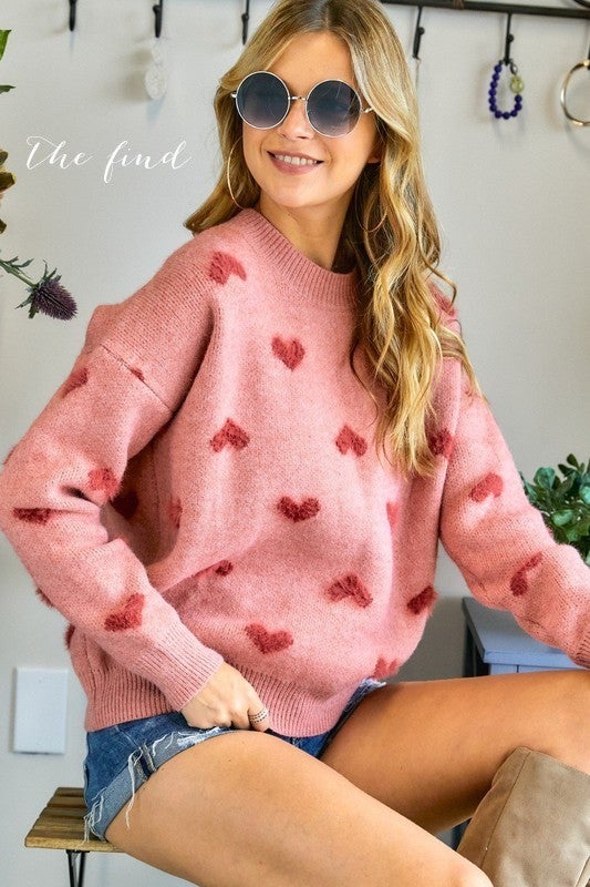 Cece Heart Sweater | The Find Auctions | Exclusive Women's