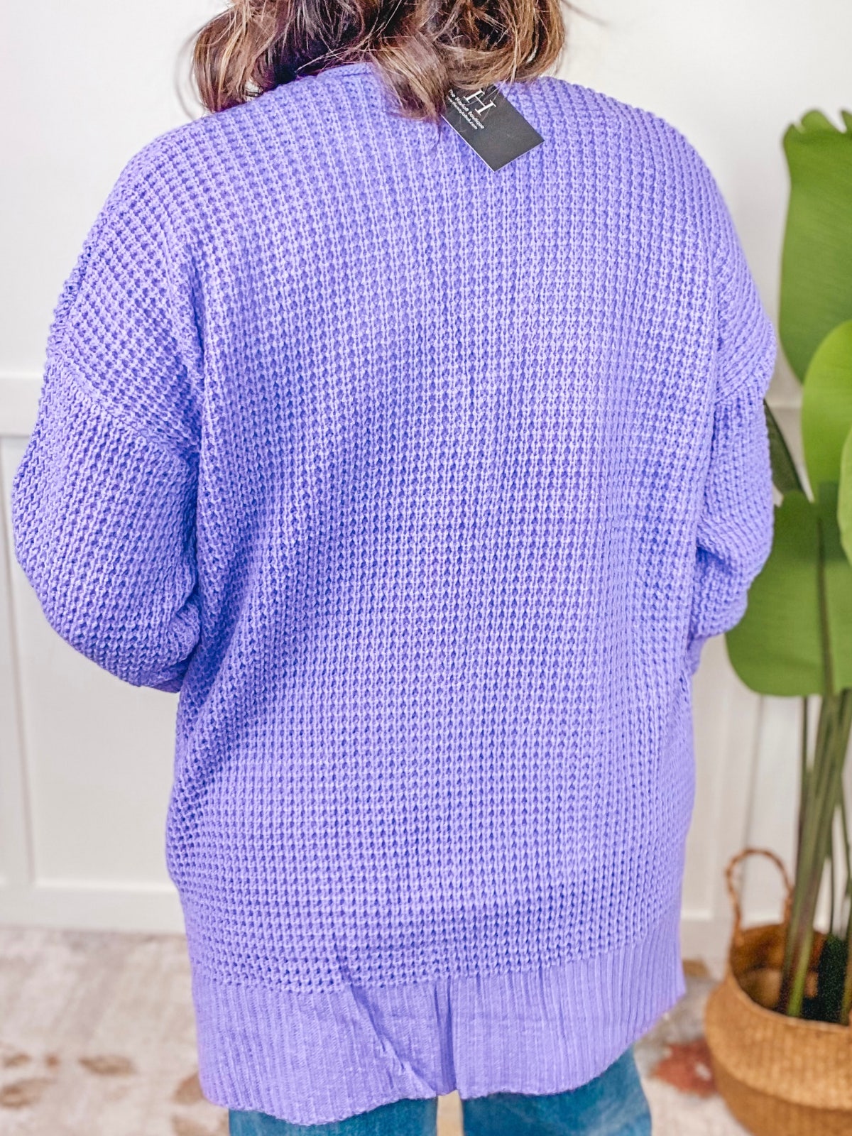 Lavender Open Front Cardigan S-XL by Zenana *Final Sale* | The