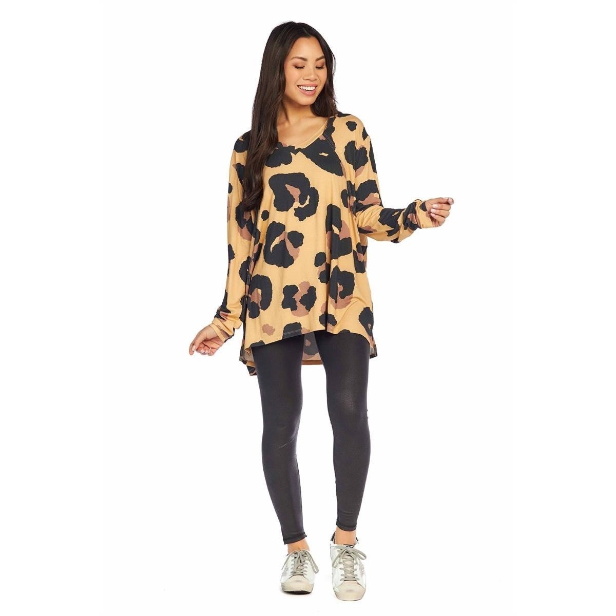Mud Pie: Animal Print Oversize Long 