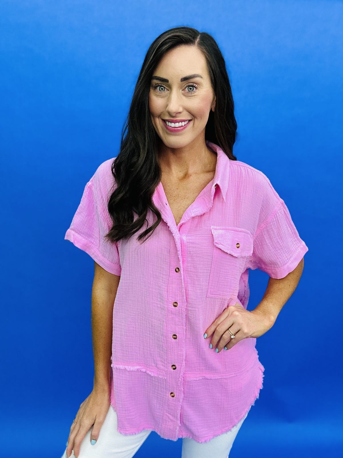 The Cotton Gauze Top 3 Colors/AS