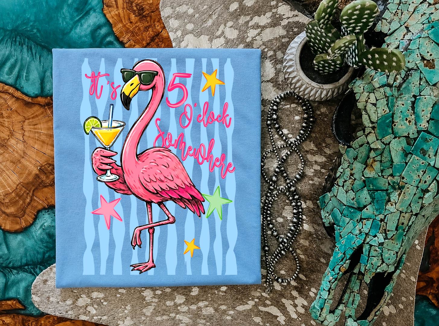 Flamingo 5 O'clock Somewhere Graphic - Made To Order | Homepage title