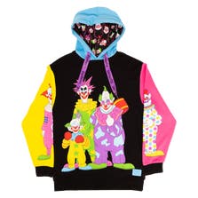 Killer Klowns from Outer Space Color Block Unisex Hoodie | Three Killer Klowns from Outer Space Color Block Unisex Hoodie | Three