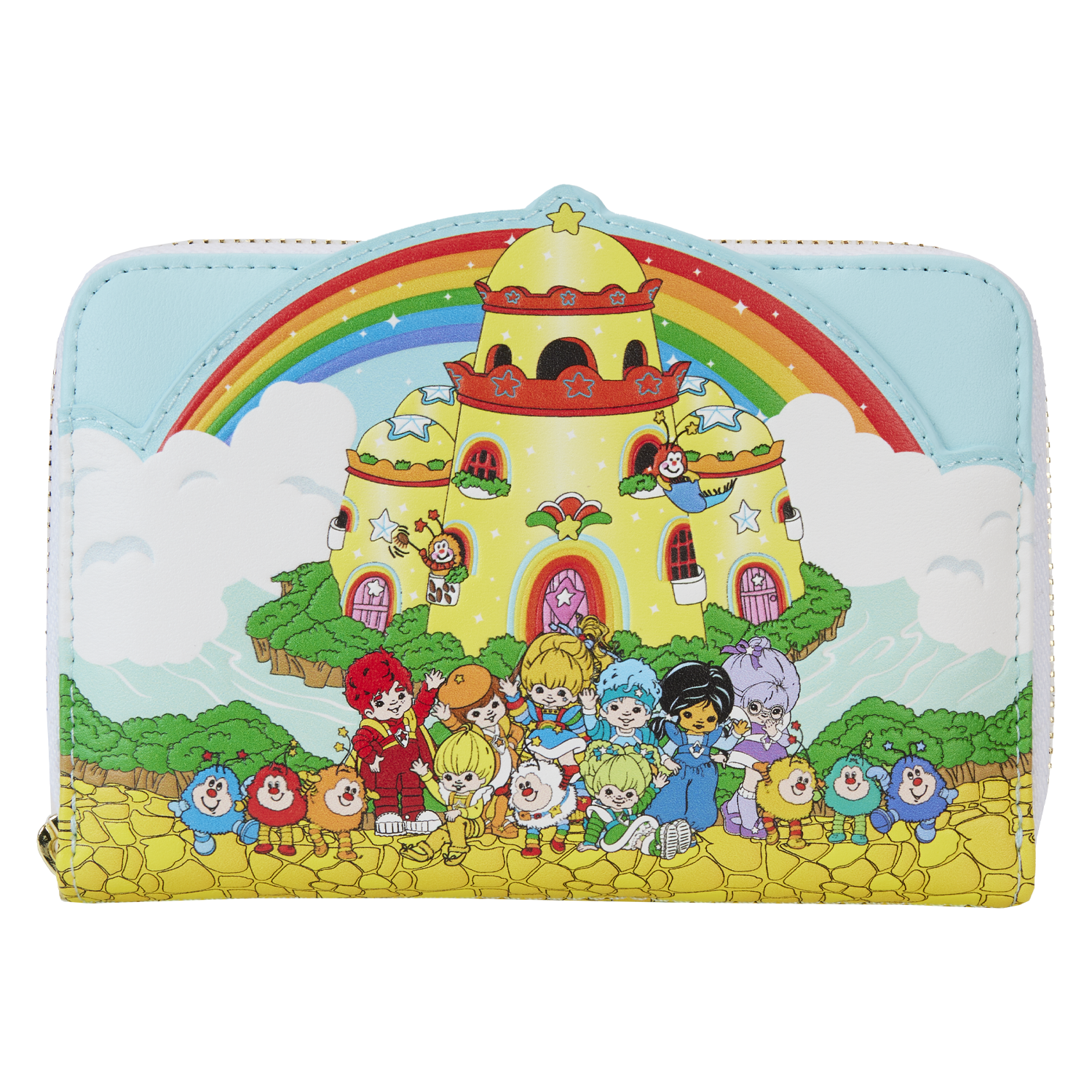 Rainbow Brite Color Castle Zip Around Wallet | Three Little Mingos