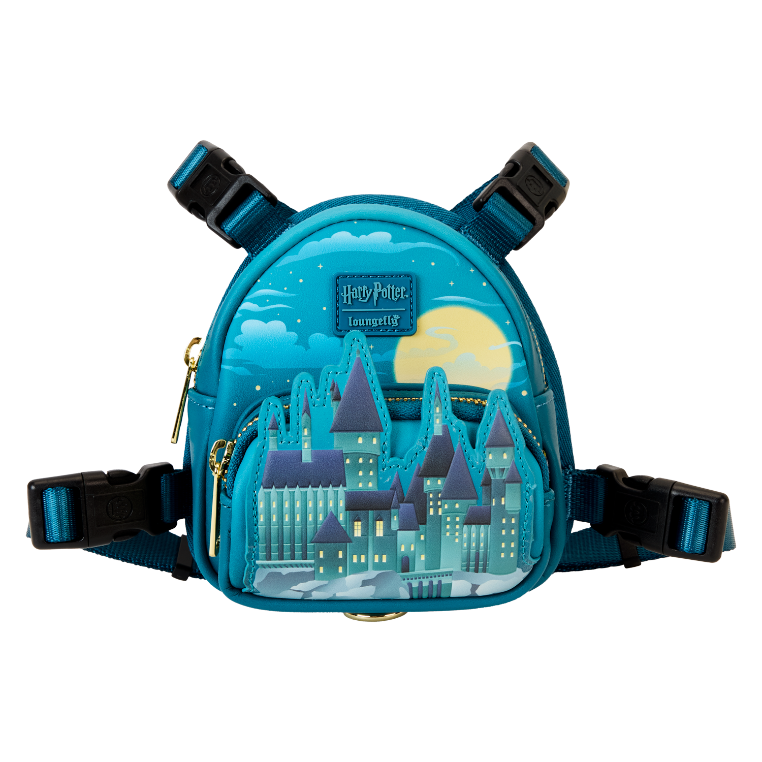 Harry Potter Hogwarts Castle Glow Mini Backpack Dog Harness