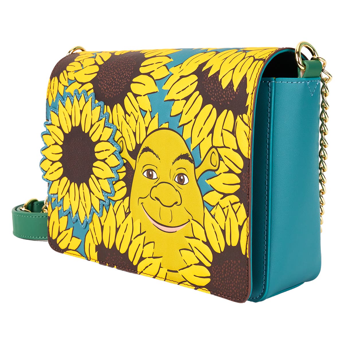 Shrek & Donkey Sunflower Field Crossbody Bag | Three Little Mingos